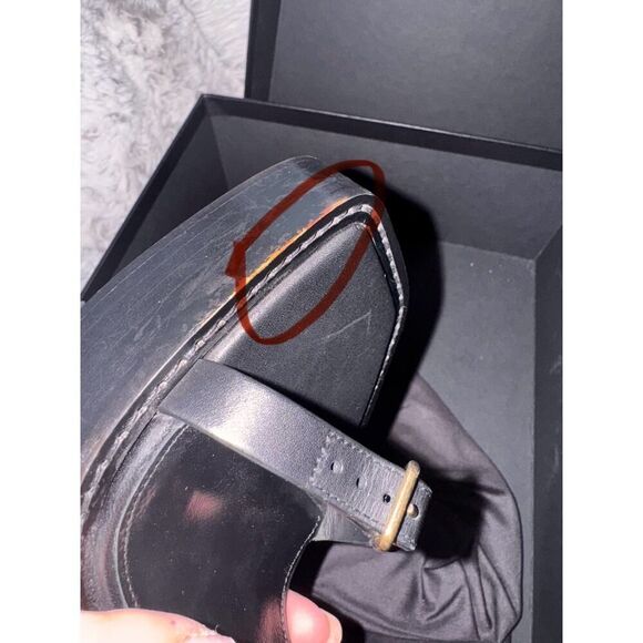 SAINT LAURENT platz 105mm Platform Sandal black 38 - Picture 11 of 11